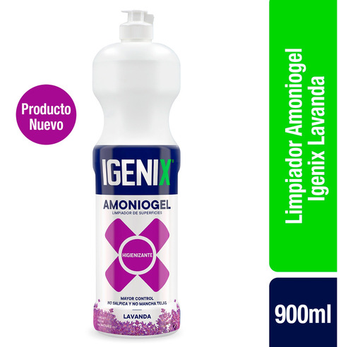 Imagen 1 de 5 de Igenix Amonio Gel Igenix 900 Ml