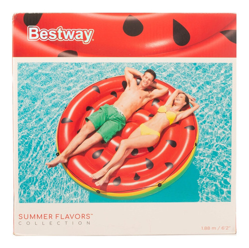 Isla Flotador Inflable Patilla P Piscina Playa 1.88m Bestway