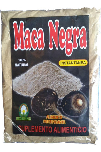 Maca Negra En Polvo Peruana (100% - Unidad a $28000