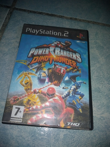 Playstation 2 Ps2 Power Rangers Dino Thunder Portada Repro