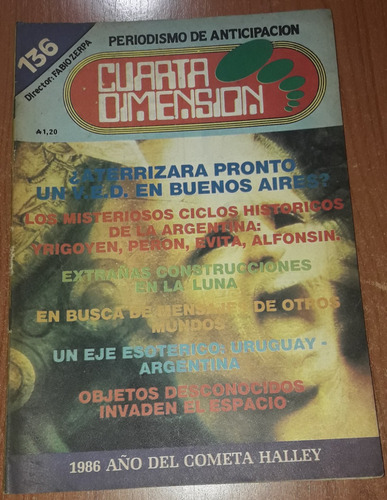 Revista Cuarta Dimension N°136  Enero De 1986
