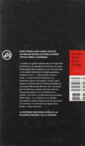 Libro De Las Madres : Laura Freixas - 451 Editores Seminuevo (Usado)