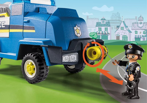 Juego Playmobil Duck On Call Vehículo De Emergencia Policía Cantidad de piezas 35
