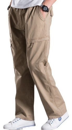 Pantalones Cargo De Grande Para Hombre