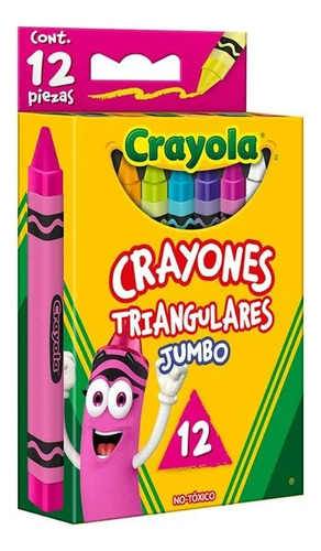Crayones Triangulares Jumbo Crayola Con 12 Piezas