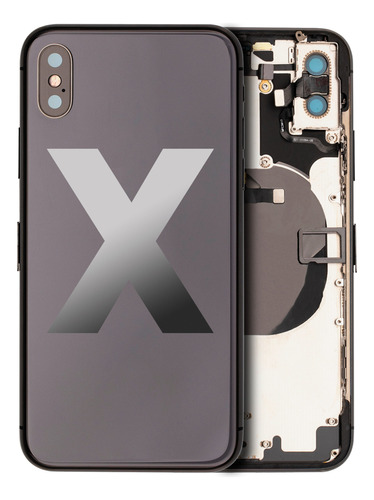 Carcasa Completa iPhone X (color Gris Oscuro)