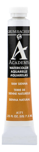 Pintura Al Acuarela Academy, 7.5ml/0.25 Oz., Siena Crud...