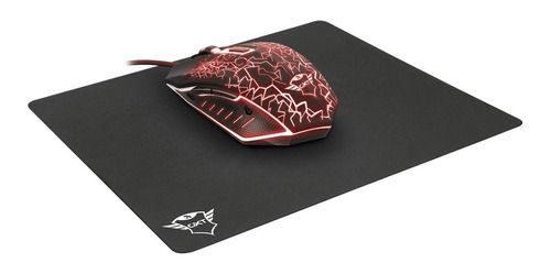 Pack Gamer Trust Mouse Iluminado + Mousepad Izza Gxt 783