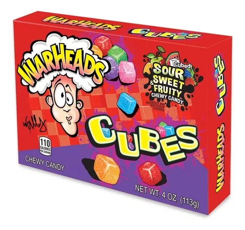 Dulces Warheads Cubes 113g Americanos