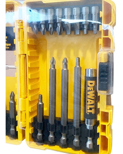 Set De 18 Puntas Para Destornillador Estuche Uso Rudo Dw2174