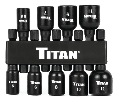 Titan 16297 Juego De Llaves De Tuercas Magnéticas Métricas