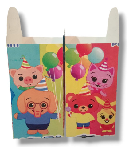 Plim Plim Kit Fiestas De Cumpleaños Cajas+vasos+platos 30p Plim Plim Plim Plim Plim Plim