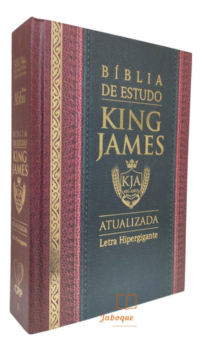 Bíblia de Estudo KJA King James Atualizada Letra Hipergigante Capa Dura Clássica