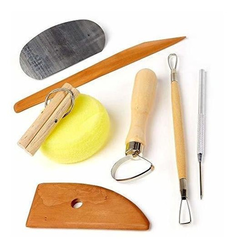 Herramienta Para Cerámica Clay Pottery Tool Kits 8 Pc Set Ce