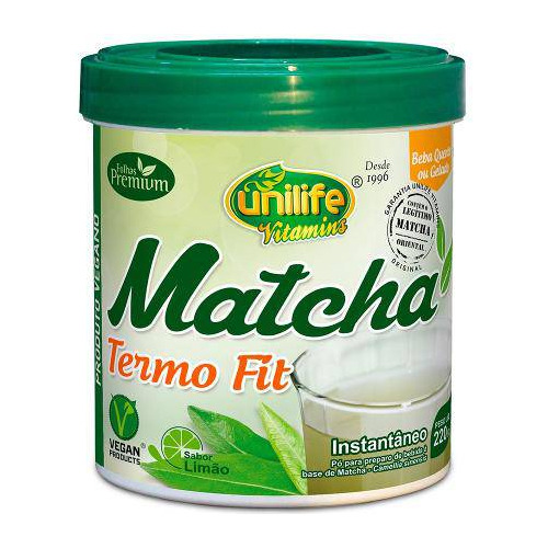 Matcha Com Vitaminas Termo Fit 220g