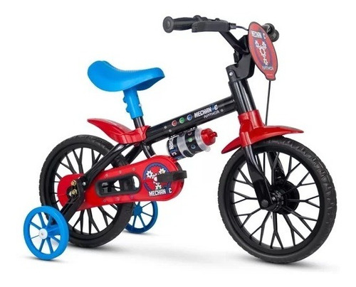 Bicicleta Aro 12 Mechanic Nathor - 3 Anos Com Rodinhas