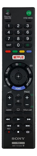 Sony Rmt-tx102d Control Remoto Original Smart Tv Netflix