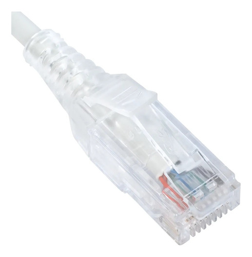 Patch Cord Cat 6 Slim Clear Sr, 10 Unidades, 30 Cm, Icc