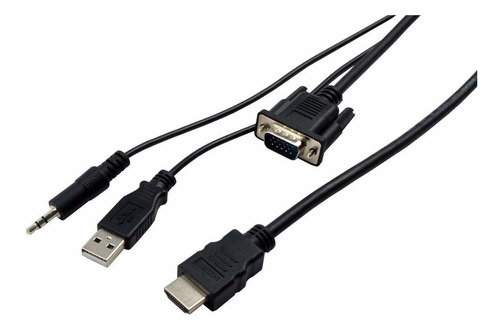 Visiontek Vga A Hdmi Activo Adaptador W/ Audio 1.5mt Macho A