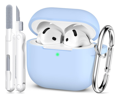 Funda Para AirPods De 4ª Generación 2024, Silicona Suave De