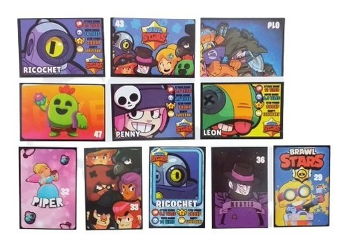 Kit Cards De Infancia 400 Cartinhas Brawl Stars Card Game Mercado Livre - imagens jogo do brawl stars