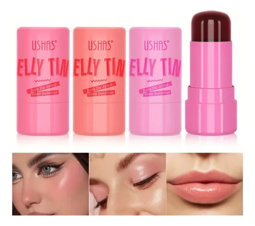Tinta De Labios Gelatina Hidratante Duradero Labios Mejillas