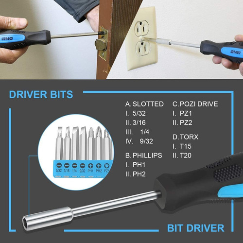 Adn Automovilismo Azul 27 Piezas 12 V 1300 Mah Litio Inalámb