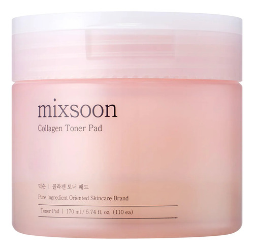 Mixsoon Collagen Toner Pad 110 Pads De Colageno 170 Ml Corea