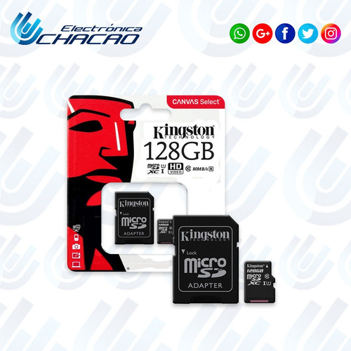 Imagen 2 de 4 de Tarjeta Microsd 128gb Kingston