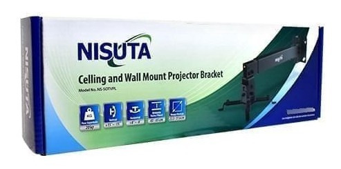 Imagen 2 de 8 de Soporte Proyector Pared Y Techo Extensible Universal Prb-2w