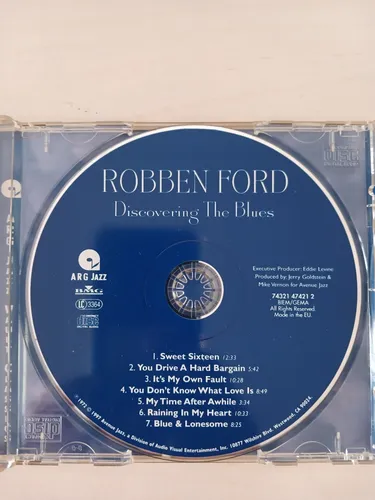 Robben Ford - Discovering The Blues Live Cd Usa (Usado)