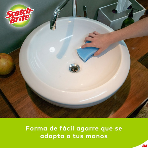 Fibra Cero Rayas Baños Scotch - Brite Limpieza Delicada