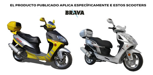 Brava Winstar 150 Baulera 12 Litros Con Cerradura Y Llaves