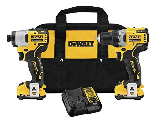 Kit Combinado De Taladro Inalámbrico Dewalt Xtreme 12v Max (