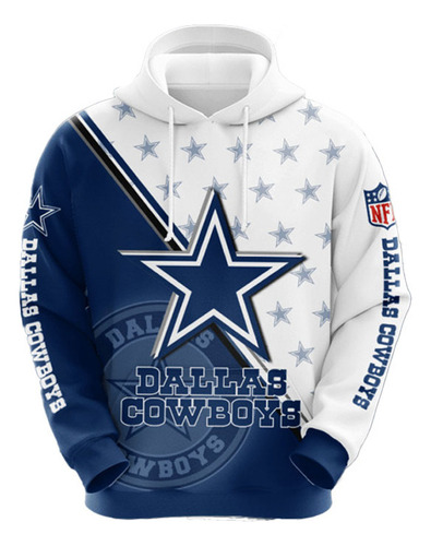 Dallas Cowboys Camiseta De Rugby Para Hombre Y Mujer