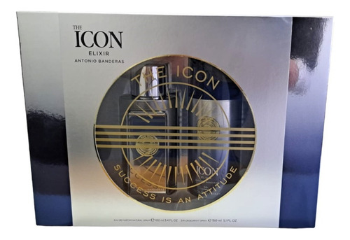 Perfume Hombre Banderas The Icon Elixir Edp 100ml + Deo Set