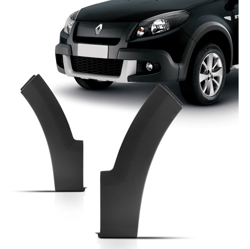 Alargador Parachoque Dianteiro Sandero 12 13 14 Stepway