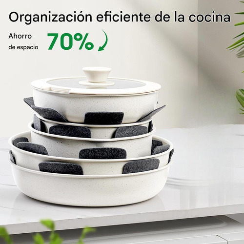 Batería De Cocina Sartén Antiadherente Juego Ollas 25 Piezas