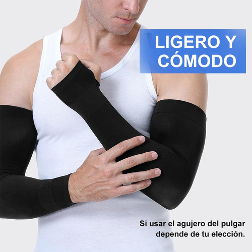 6 Pares De Mangas Para Brazos Con Protección Uv