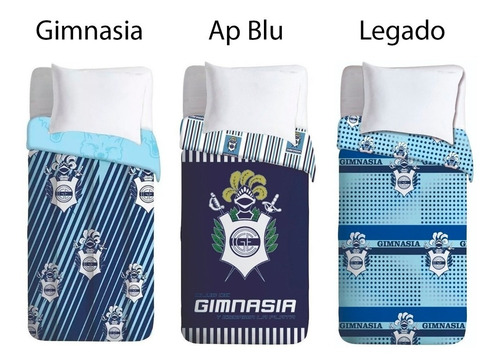 Cubrecama Cover Casablanca Racing 1 1/2 Pl Escudo Ct Mmk
