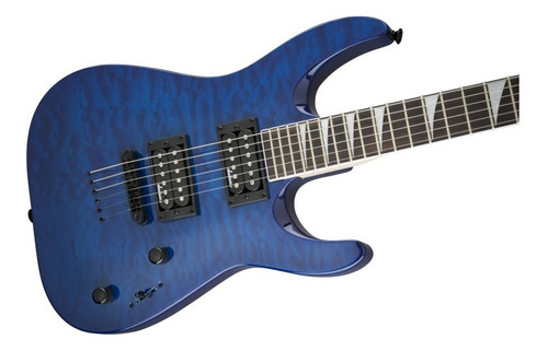Guitarra Eléctrica Jackson Js32tq Js Series Dinky Trans Blue