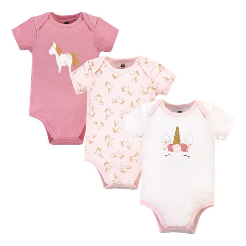 Bodys De Unicornio (3 Unidades) 58366 Hudson Baby