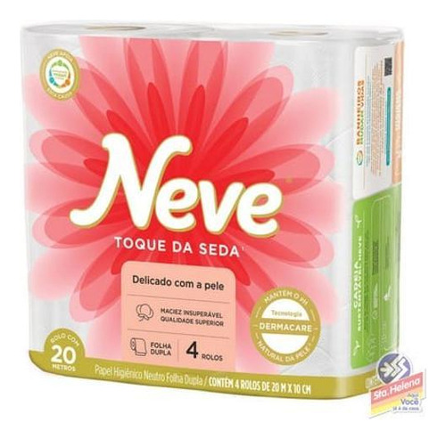 Papel Higienico Neve 20m 4un Dermacare