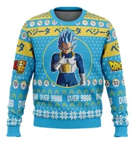 Comprar Polera Vegeta Ugly Sueter Dragon Ball Polera Navidad Sweater