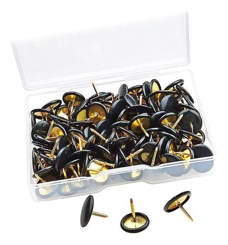 200x Chinchetas Con Reverso Plano Chinchetas Tableros De