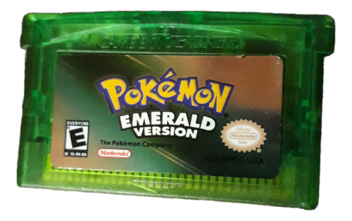 Pokémon Emerald Version Cartucho Físico Gba Esmeralda