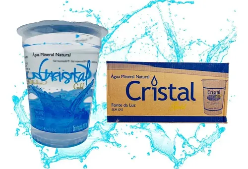 Água Cristal Gold Copo 200ml Caixa Com 48 Unidades | MercadoLivre