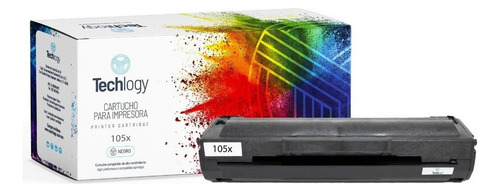 Toner Techhlogy 105x Sin Chip 107w M135 M137 Tinta Negro