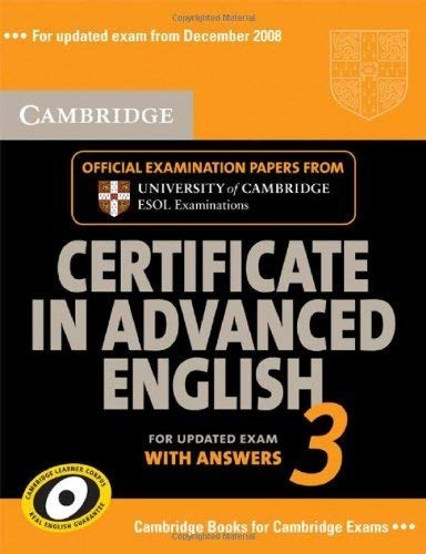 Cambridge Certificate In Advanced English 3 With Answers