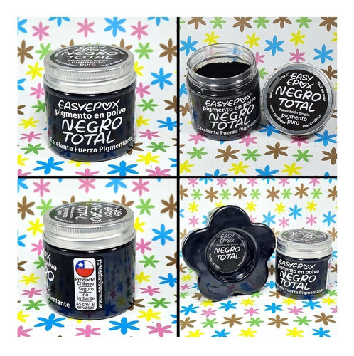 Imagen 1 de 1 de Pigmento Negro: Resina Epoxica, Arte, Velas, Jabones Y Más!